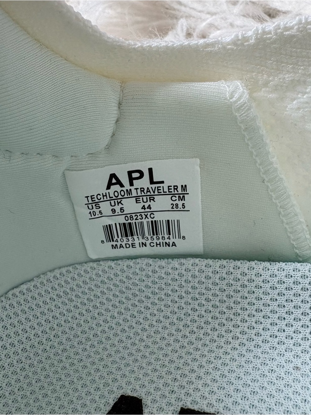 Athletic Propulsion Labs APL TechLoom Traveler White Gold Sneakers EUC Size 10.5 - Picture 11 of 12